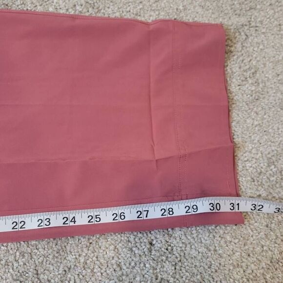Athleta Women's Soft Dusty Pink Straight Pants Size 12 - Picture 5 of 6